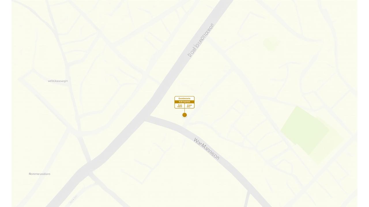 WanMansion所在地を示す地図。東京、表参道の通りと周辺の建物が描かれています。