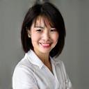 ヘッドグルーマー山田花子氏の笑顔の写真